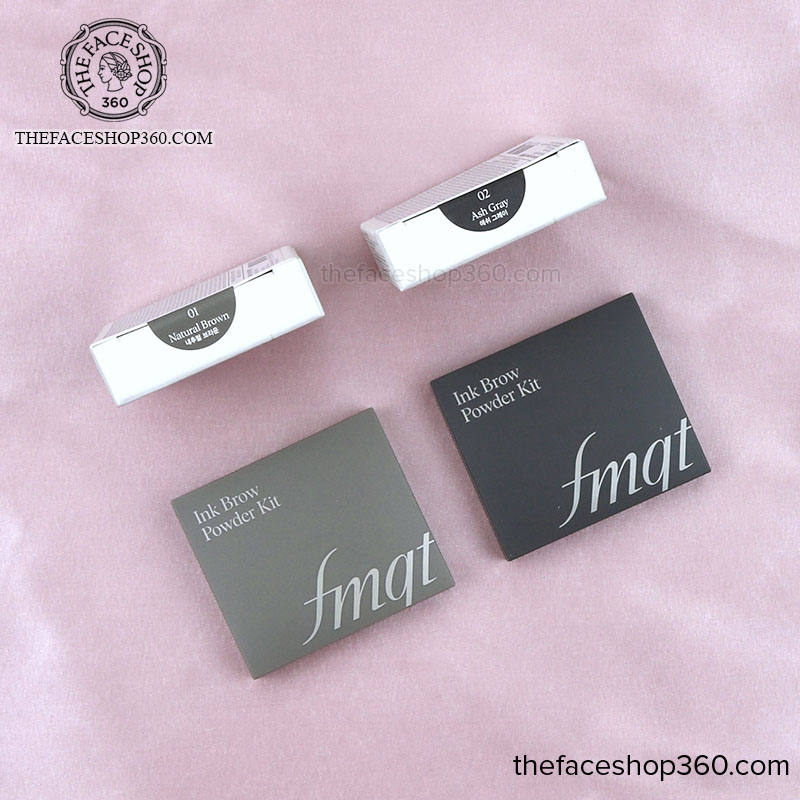 Mặt trước Bột kẻ mày 3 ô Ink Brow Powder Kit fmgt The Face Shop