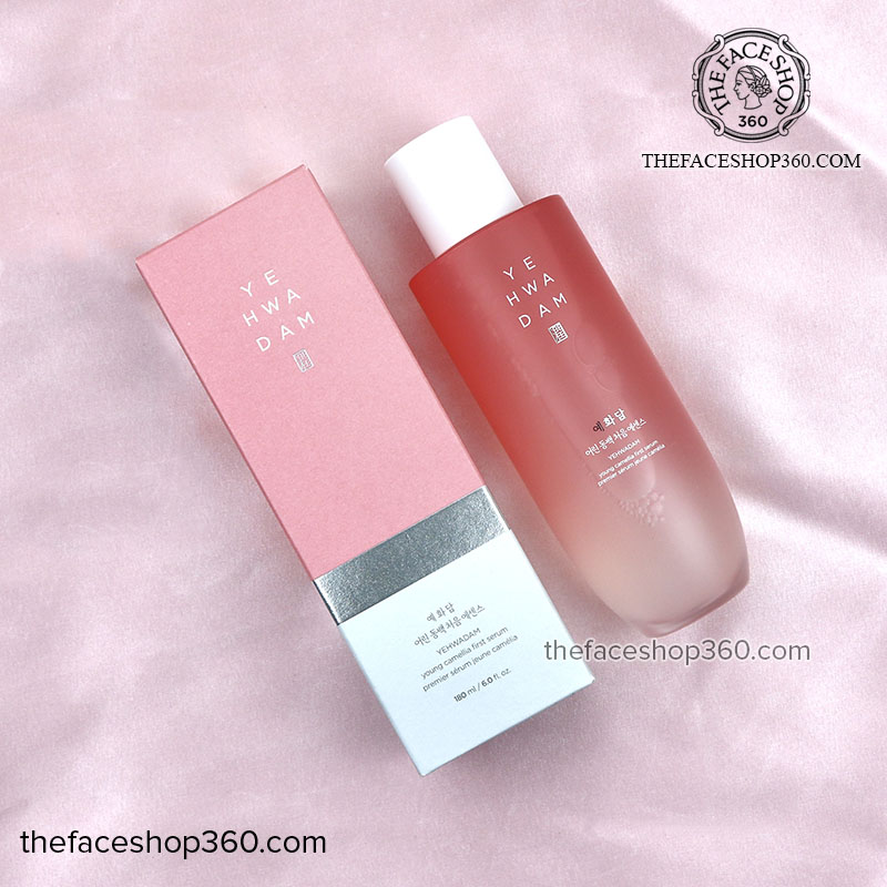 Mặt trước Nước thần trẻ hóa da Đông Y Yehwadam Young Camellia First Serum The Face Shop (180ml)