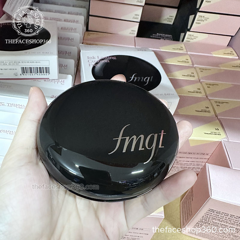 Phấn nước thuần chay Lâu trôi Ink Lasting Cushion Free Vegan fmgt The Face Shop