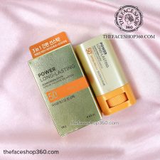 Mặt trước Sáp chống nắng lâu trôi Power Long-Lasting Sunscreen Stick SPF50+ PA++++ The Face Shop