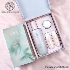 Mở hộp Set tinh chất sáng hồng da ngừa lão hóa Yehwadam Plum Flower Revitalizing Serum Special Set 4sp