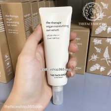 Mặt trước Tinh chất chống nắng ngừa lão hóa The Therapy Vegan Moisturizing Sun Serum SPF 50+ PA++++