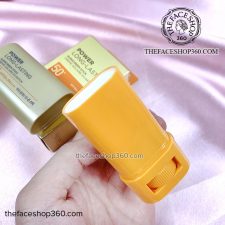 Review Sáp chống nắng lâu trôi Power Long-Lasting Sunscreen Stick SPF50+ PA++++ The Face Shop