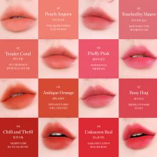 Tone màu Son Kem Lì Lip Blurrism Long-Lasting Matte fmgt The Face Shop