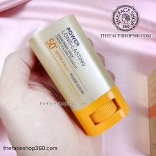 Mặt trước Sáp chống nắng lâu trôi Power Long-Lasting Sunscreen Stick SPF50+ PA++++ The Face Shop