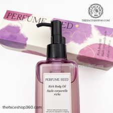 Dầu dưỡng thể cấp ẩm sâu Perfume Seed Rich Body Oil The Face Shop 225ml