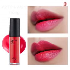Màu số 2 Pink Mate Son Tint lì hương trái cây Water Fit Tint fgmt The Face Shop