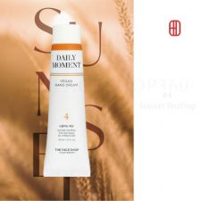 Mùi 4 Kem dưỡng da tay hàng ngày hương nước hoa thuần chay Daily Moment Vegan Hand Cream The Face Shop 30ml