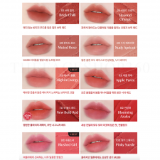 Bảng màu Son thỏi nhung Lì New Bold Velvet Lipstick Fmgt The Face Shop