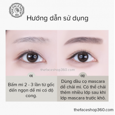 Hướng dẫn sử dụng Masacara thuần chay dài và cong mi đẹp tự nhiên Maxx Eye Vegan Mascara The Face Shop