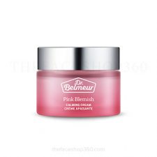 Kem dưỡng ẩm sáng hồng mờ thâm làm dịu da nhạy cảm Dr.Belmeur Pink Blemish Calming Cream 50ml The Face Shop