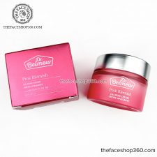 Kem dưỡng ẩm sáng hồng mờ thâm làm dịu da nhạy cảm Dr. Belmeur Pink Blemish Calming Cream 50ml The Face Shop