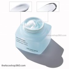 Kem dưỡng ẩm thuần chay chống nhăn mát da The Therapy Vegan Moisture Blending Cream 60ml The Face Shop