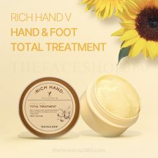Kem dưỡng da tay và chân cấp ẩm chuyên sâu Rich Hand V Hand & Foot Total Treatment The Face Shop 110ml