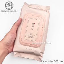 Khăn ướt tẩy trang Đông Y Yehwadam Deep Moisturizing Cleansing Oil Wipes (50 miếng) The Face Shop