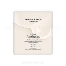 Mặt nạ thuần chay Collagen nguyên chất dưỡng da trắng sáng At Home Aesthetics Vita-Toning Collagen Mask The Face Shop
