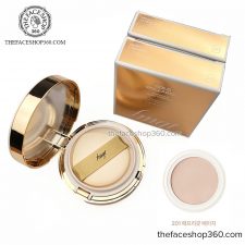 Tone 201 - Phấn nước trang điểm dưỡng da Gold Collagen Ampoule Mesh Cushion SPF50+ PA+++ Fmgt