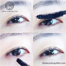 Masacara thuần chay dài và cong mi đẹp tự nhiên Maxx Eye Vegan Mascara The Face Shop