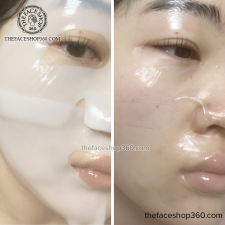 Review Mặt nạ thuần chay Collagen nguyên chất cải thiện đàn hồi da At Home Aesthetics Original Collagen Mask The Face Shop