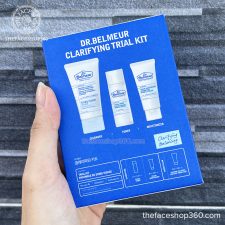 Set dưỡng mini chăm sóc da mụn nhạy cảm Dr. Belmeur Clarifying Trial Kit (3SP)