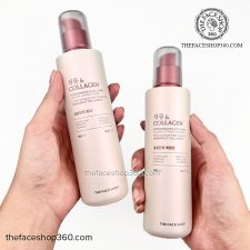 Set dưỡng săn mịn da và chống lão hóa Lựu Pomegranate Collagen Skincare Set The Face Shop