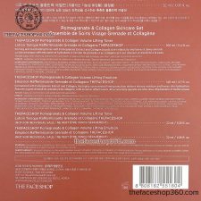 Thông tin Set dưỡng săn mịn da và chống lão hóa Lựu Pomegranate Collagen Skincare Set The Face Shop