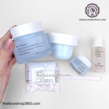 Set kem dưỡng ẩm chống lão hóa thuần chay dịu da The Therapy Vegan Blending Cream Special Set The Face Shop