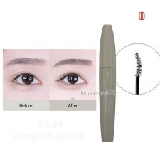 #1 Cong và dày mi Masacara thuần chay dài và cong mi đẹp tự nhiên Maxx Eye Vegan Mascara The Face Shop