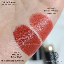 Review Son thỏi nhung Lì New Bold Velvet Lipstick Fmgt The Face Shop