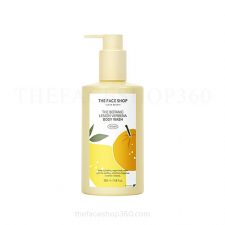 Sữa Tắm dưỡng ẩm trắng da The Botanic Lemon Verbena Body Wash 350ml The Face Shop