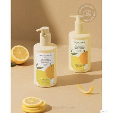 Sữa Tắm dưỡng ẩm trắng da The Botanic Lemon Verbena Body Wash 350ml The Face Shop