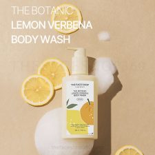 Sữa Tắm dưỡng ẩm trắng da The Botanic Lemon Verbena Body Wash 350ml The Face Shop