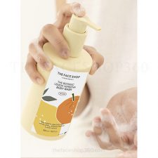 Sữa Tắm dưỡng ẩm trắng da The Botanic Lemon Verbena Body Wash 350ml The Face Shop
