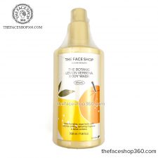 Sữa Tắm dưỡng ẩm trắng da The Botanic Lemon Verbena Body Wash 350ml The Face Shop