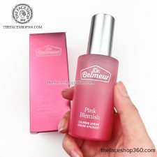 Tinh chất sáng hồng mờ thâm làm dịu da nhạy cảm Dr. Belmeur Pink Blemish Calming Serum 50ml The Face Shop