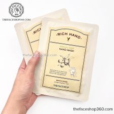 Mặt nạ chăm sóc da tay Rich Hand V Special Care Hand Mask The Face Shop