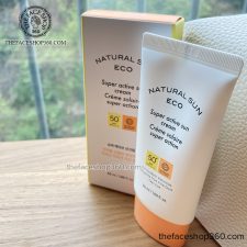 Kem chống nắng toàn diện ngăn bụi mịn Natural Sun Eco Super Active Sun Cream SPF50+ PA++++