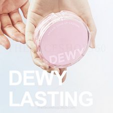 Phấn nước nâng tông thuần chay lâu trôi Dewy Lasting Vegan Tone-Up Cushion SPF33 PA++ The Face Shop