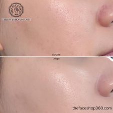 Review Phấn nước nâng tông thuần chay lâu trôi Dewy Lasting Vegan Tone-Up Cushion SPF33 PA++ The Face Shop