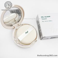 Phấn phủ nén trong suốt kiềm dầu Oil Clear Blotting Compact fmgt The Face Shop