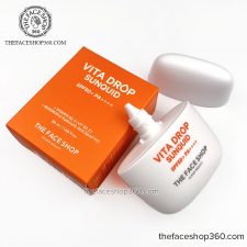 Sữa chống nắng mỏng nhẹ Vita Drop Sunquid SPF50+ PA++++ The Face Shop 50ml
