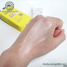 Review Kem chống nắng nâng tone cho da mụn Dr. Belmeur Tone Up Sun Cream SPF50 PA++++ 50ml The Face Shop