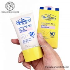 Kem chống nắng nâng tone cho da mụn Dr. Belmeur Tone Up Sun Cream SPF50 PA++++ 50ml The Face Shop