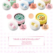 Bộ Sản Phẩm Phấn Má Hồng Lovely MEEX Pastel Cushion Blusher TheFaceShop