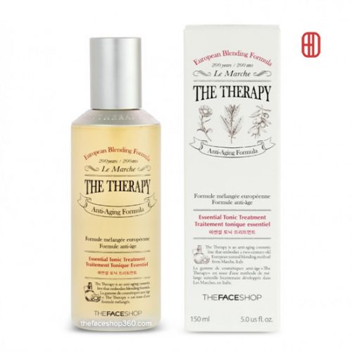 Nước cân bằng The Therapy Essential Tonic Treatment TheFaceShop