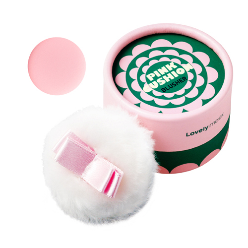 Pink Cushion Blusher Phấn Má Hồng Lovely MEEX Pastel Cushion Blusher TheFaceShop